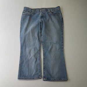 Polo Ralph Lauren Womens Size 9/10 Blue Jeans Hipster Capri Denim Pants Casual